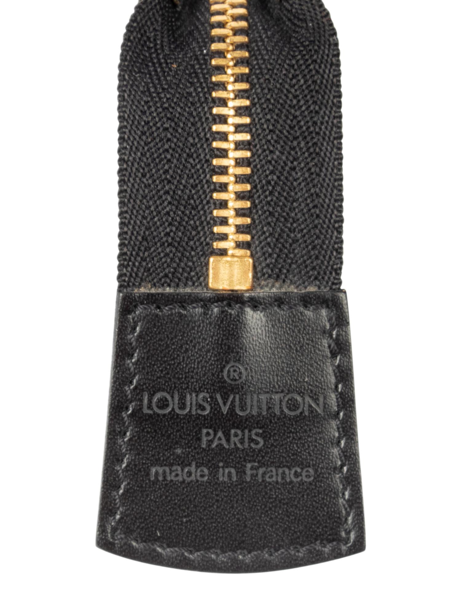 Louis Vuitton Blue Epi Saint Jacques and Black Wallet