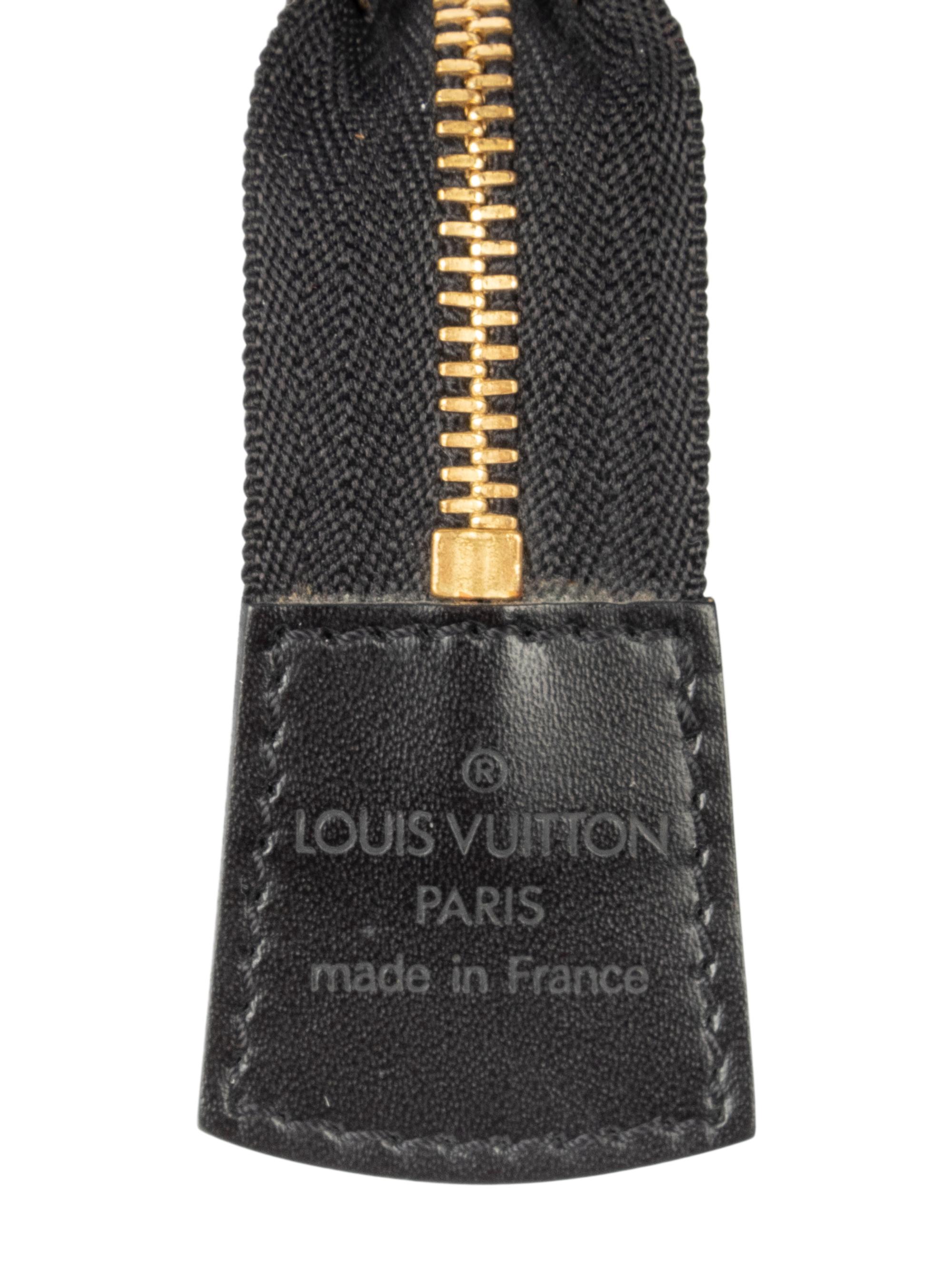 Louis Vuitton Blue Epi Saint Jacques and Black Wallet