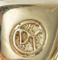 A Sterling Silver, 14 Karat Yellow Gold and Amethyst 'Noblesse' Ring, David Yurman, 9.50 dwts.