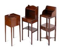 Two George III Mahogany Wash Stands