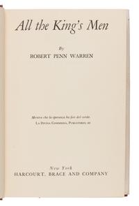 Warren, Robert Penn (1905-1989). All The King's Men . New York: Harcourt, Brace and Company, 1946.
