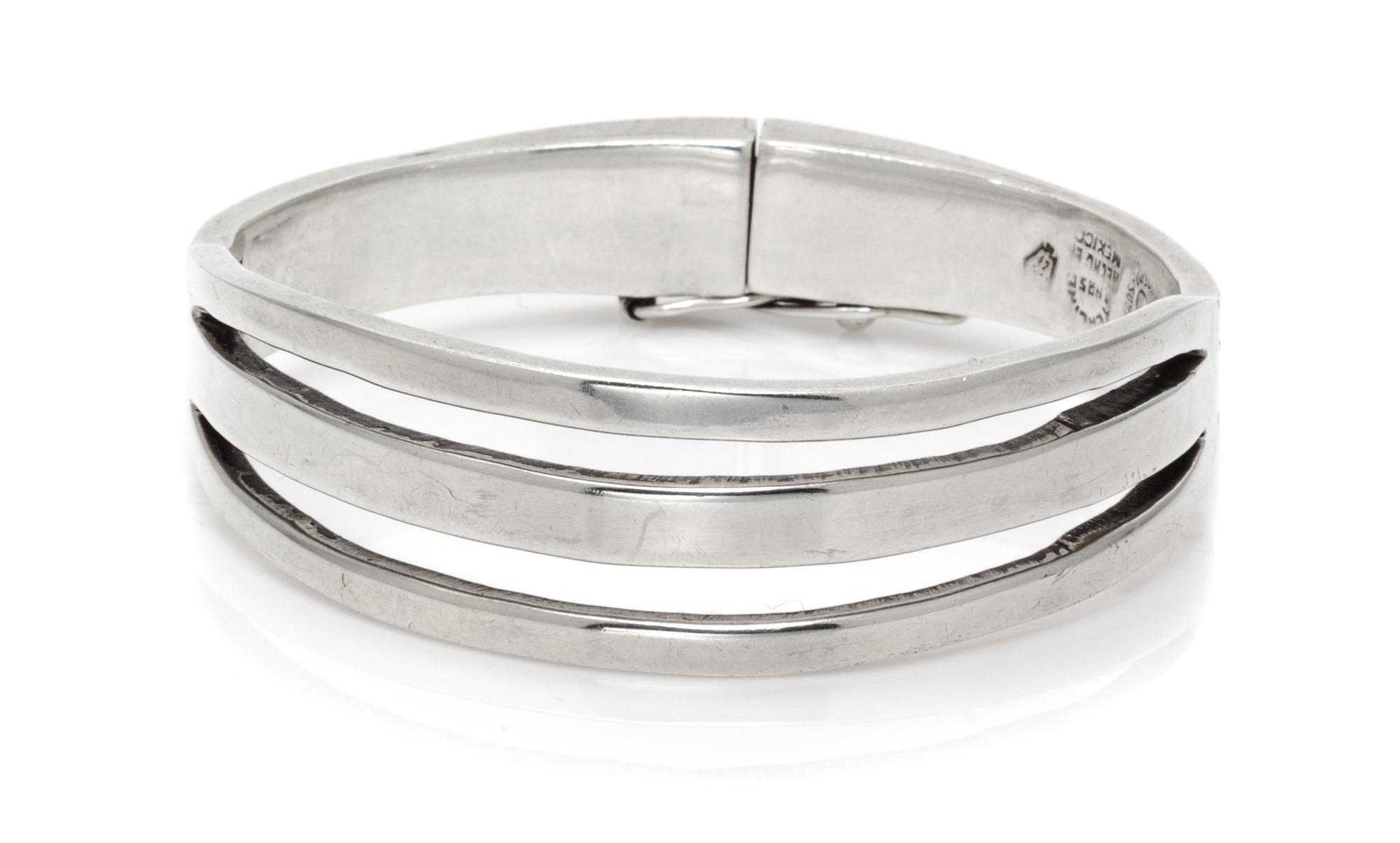 A Sterling Silver Bangle Bracelet, Los Ballesteros, 35.40 dwts.
