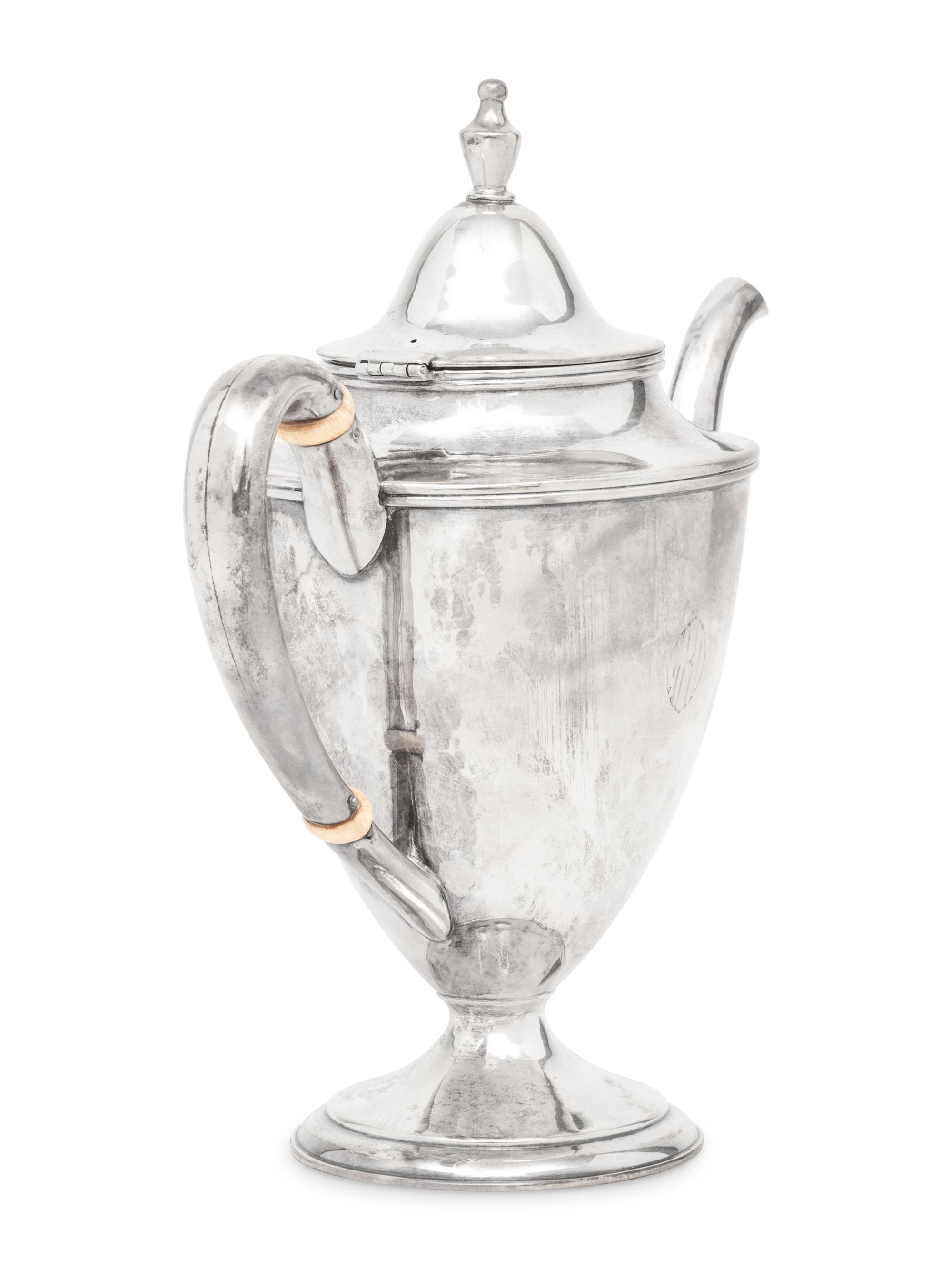 An American Arts and Crafts Silver Coffee Pot