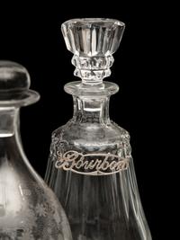 A Group of Seven Decanters by Baccarat and Tiffany & Co. — Early 20th Century