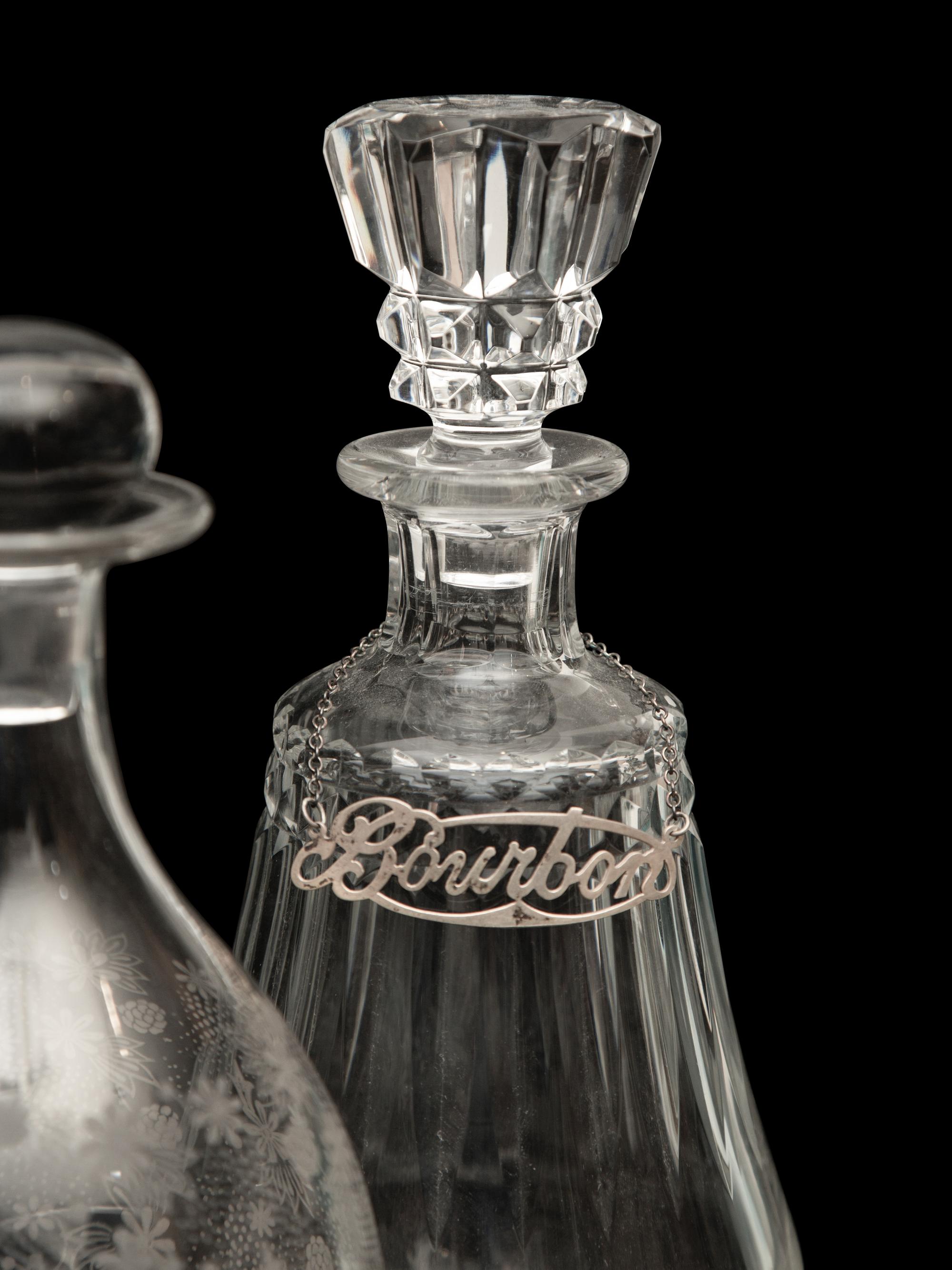 A Group of Seven Decanters by Baccarat and Tiffany & Co. — Early 20th Century