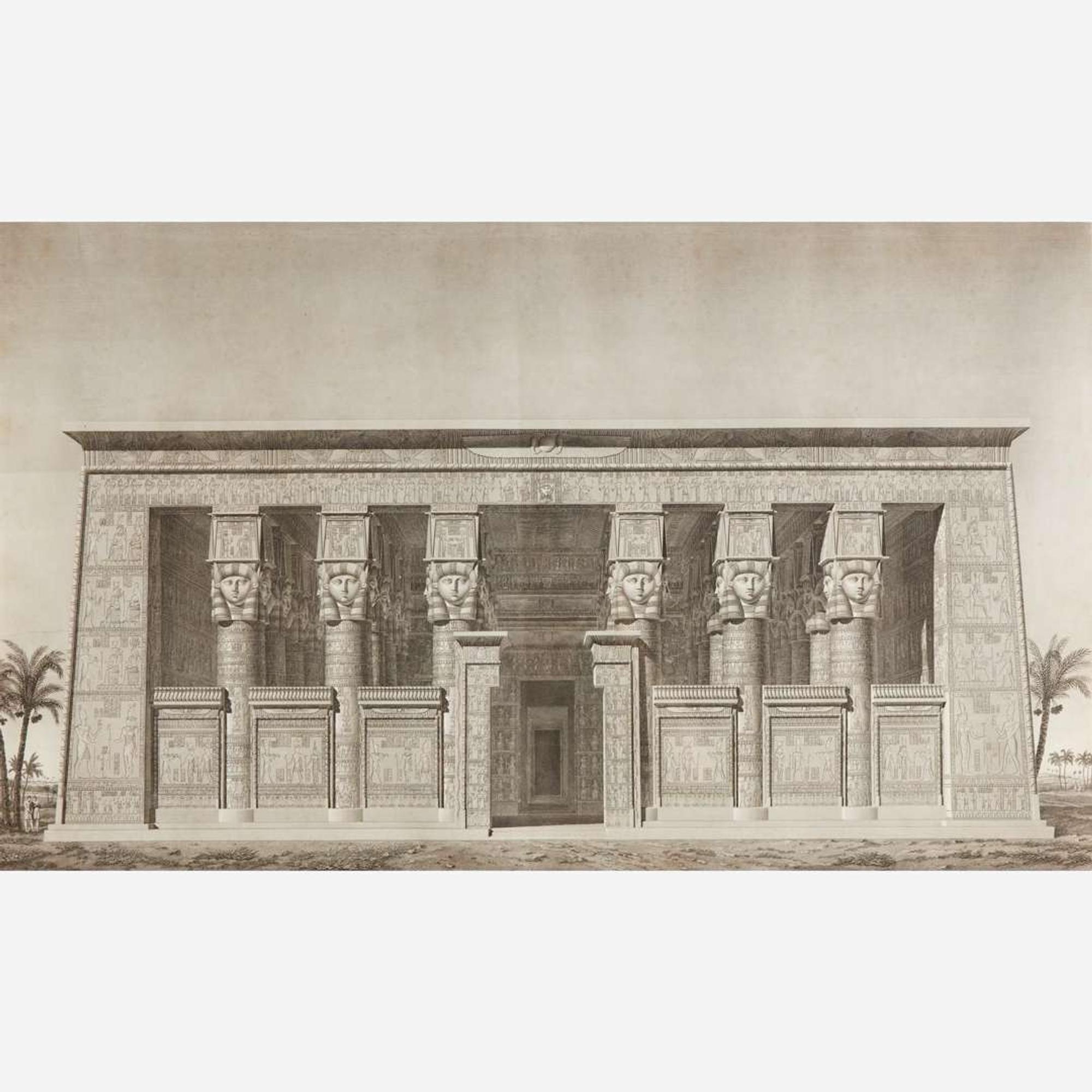 A Suite of Five Engravings from 'Description de l'Égypte'
