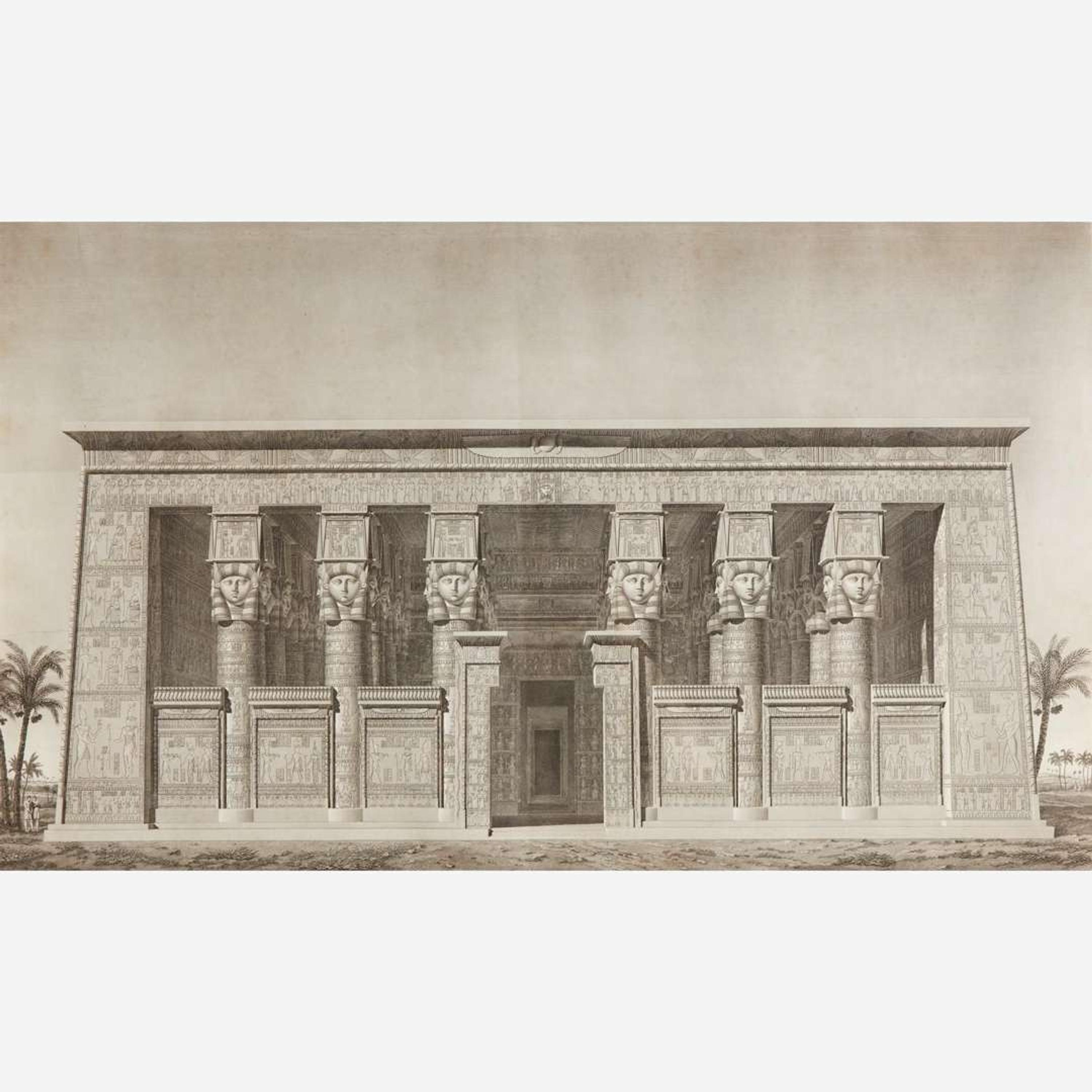 A Suite of Five Engravings from 'Description de l'Égypte'