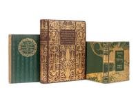 [PUBLISHER'S TRADE BINDINGS - AMERICAN]. A group of 3 bindings designed by A. A. Turbayne, Walter King Stone, and one unidentified.
