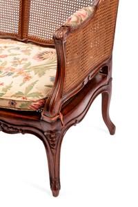 A French Provincial Caned Settee