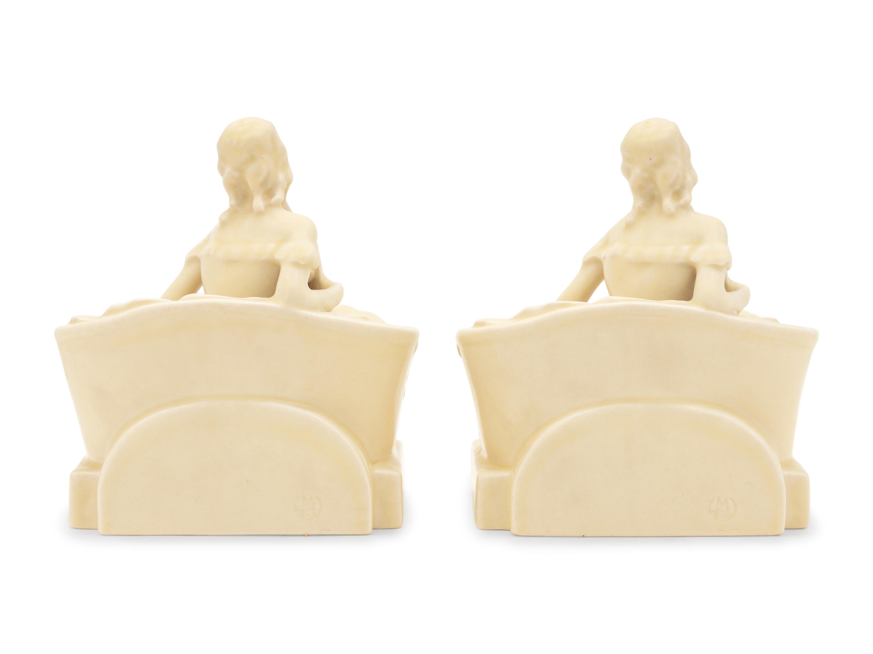 A Pair of Rookwood Pottery Bookends