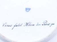 A Vienna Painted and Parcel Gilt Porcelain Cabinet Plate