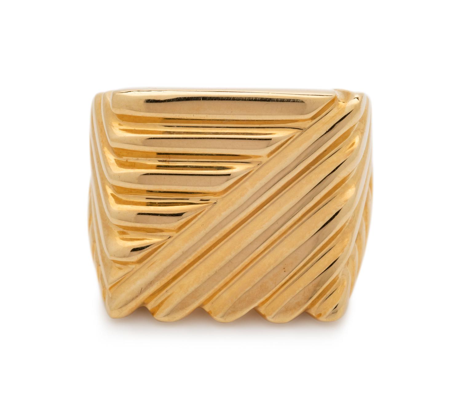 YELLOW GOLD RING
