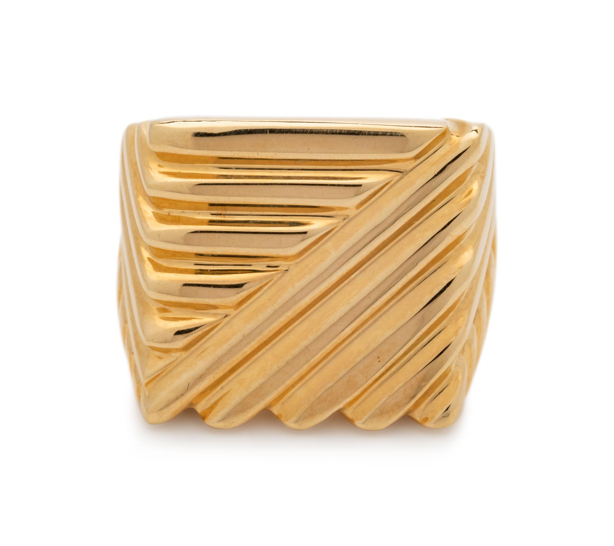YELLOW GOLD RING