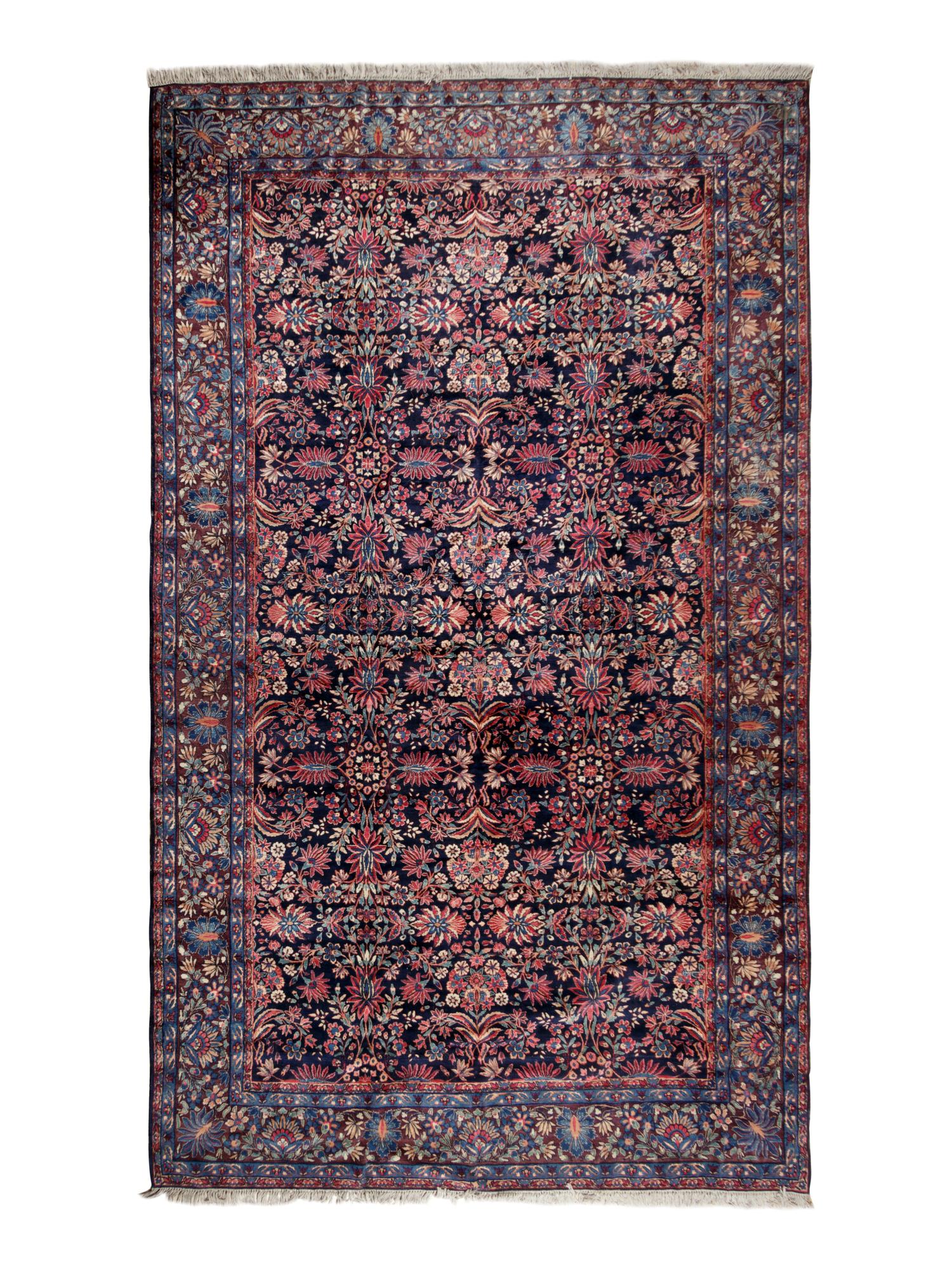 A Lavar Kirman Wool Rug