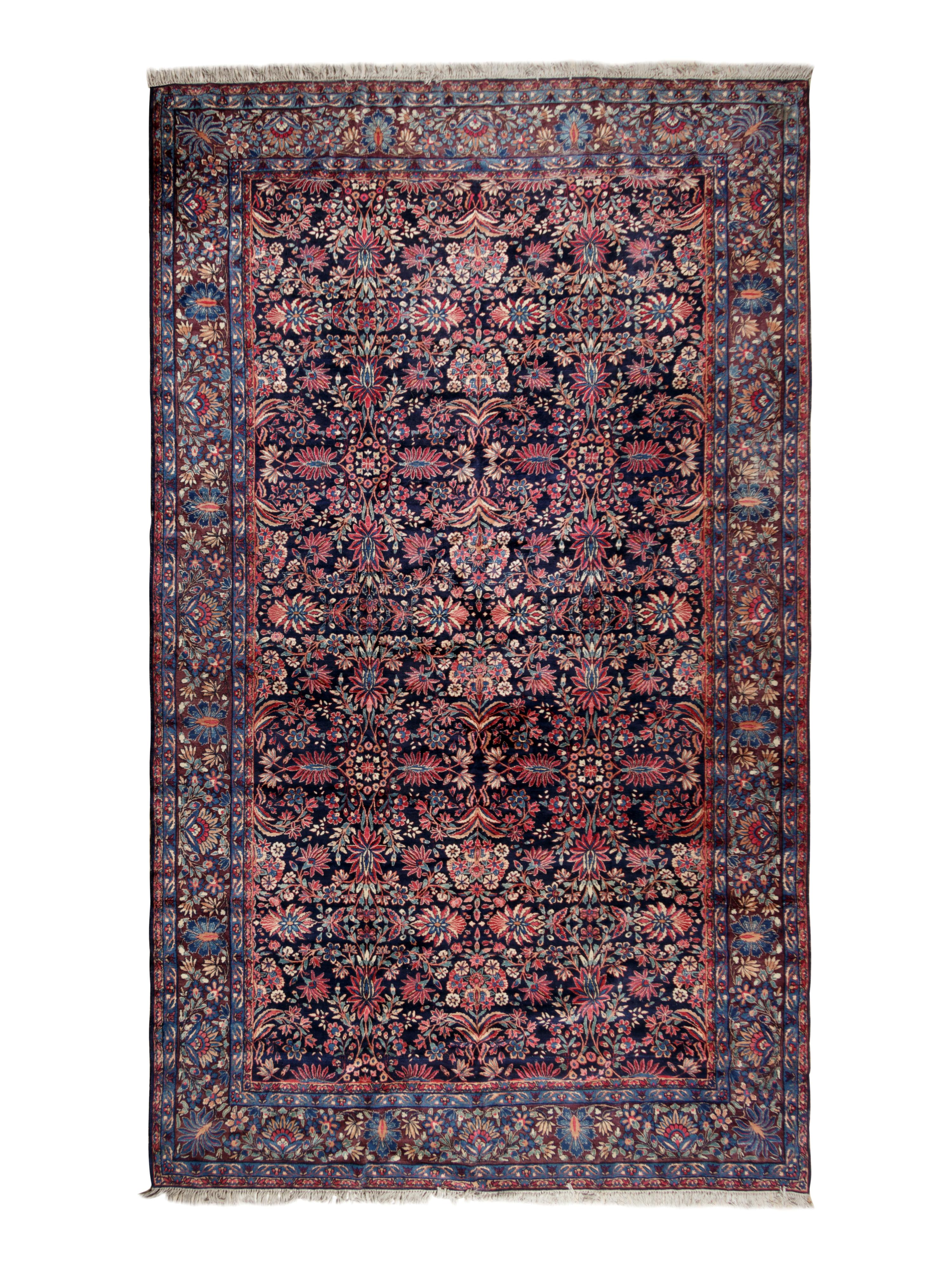 A Lavar Kirman Wool Rug