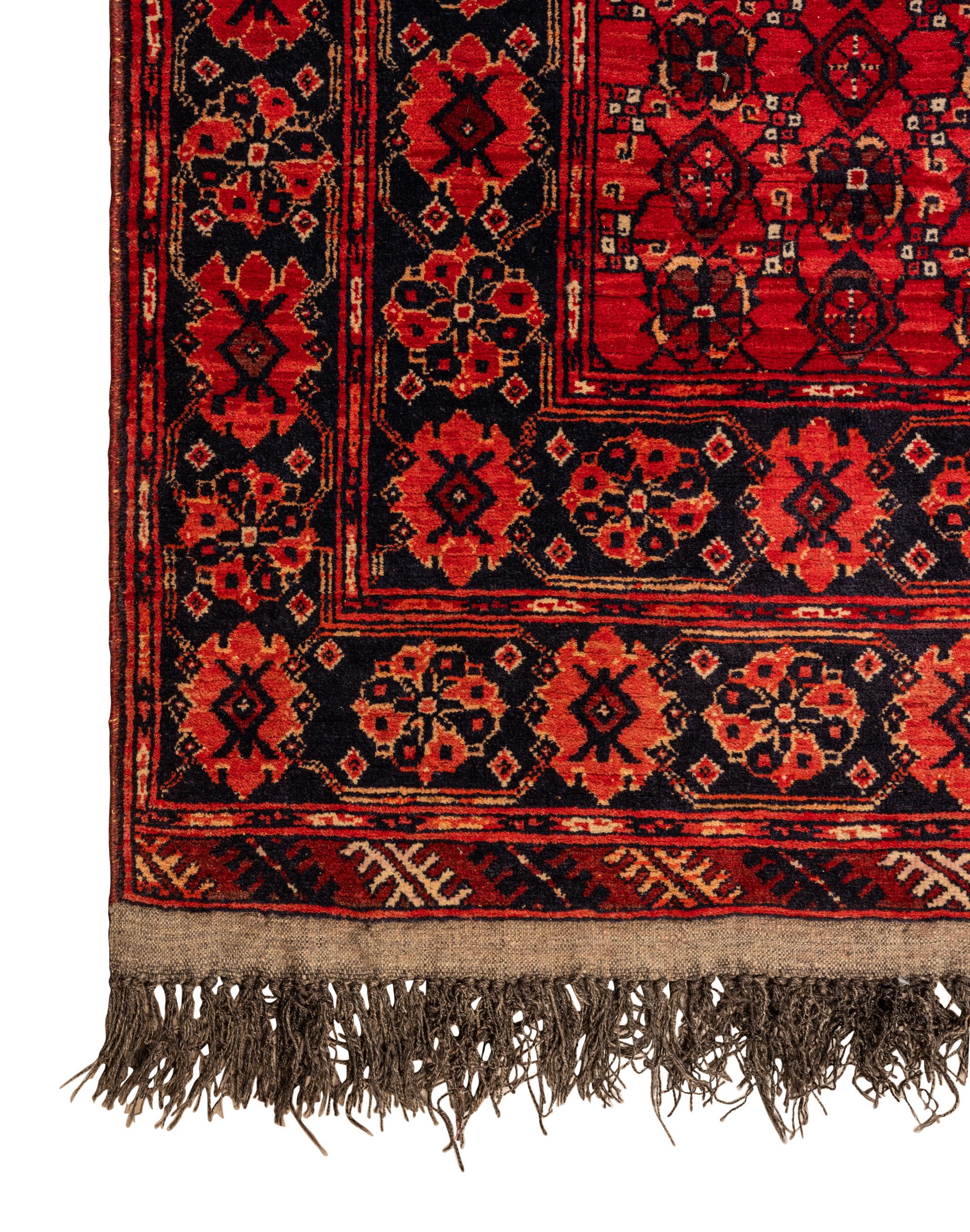 An Afghan Wool Rug