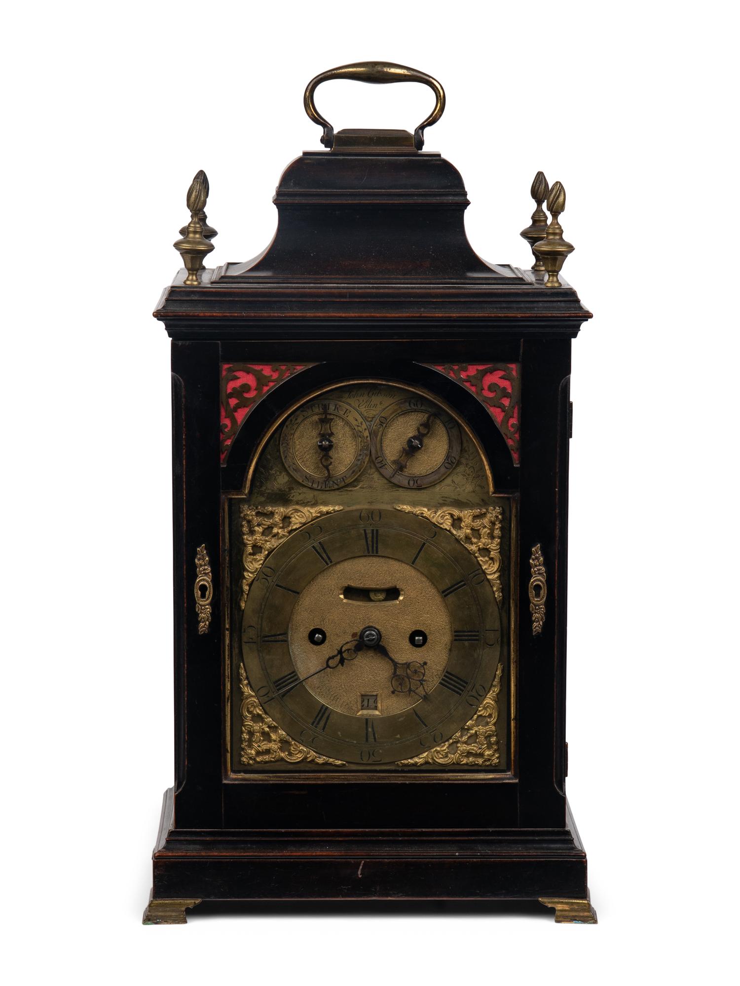 A Scottish George III Mahogany Musical Bracket Clock
