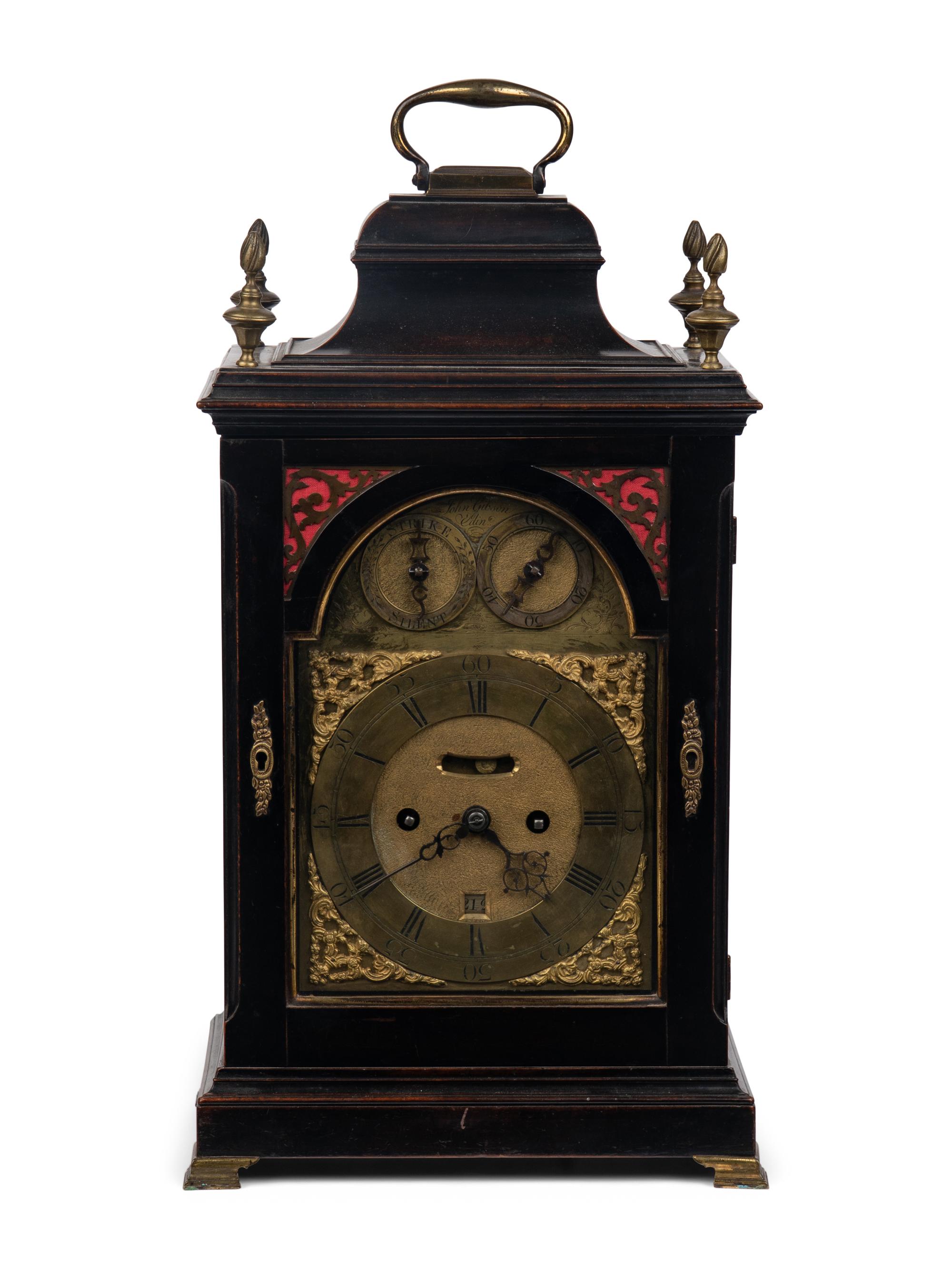 A Scottish George III Mahogany Musical Bracket Clock
