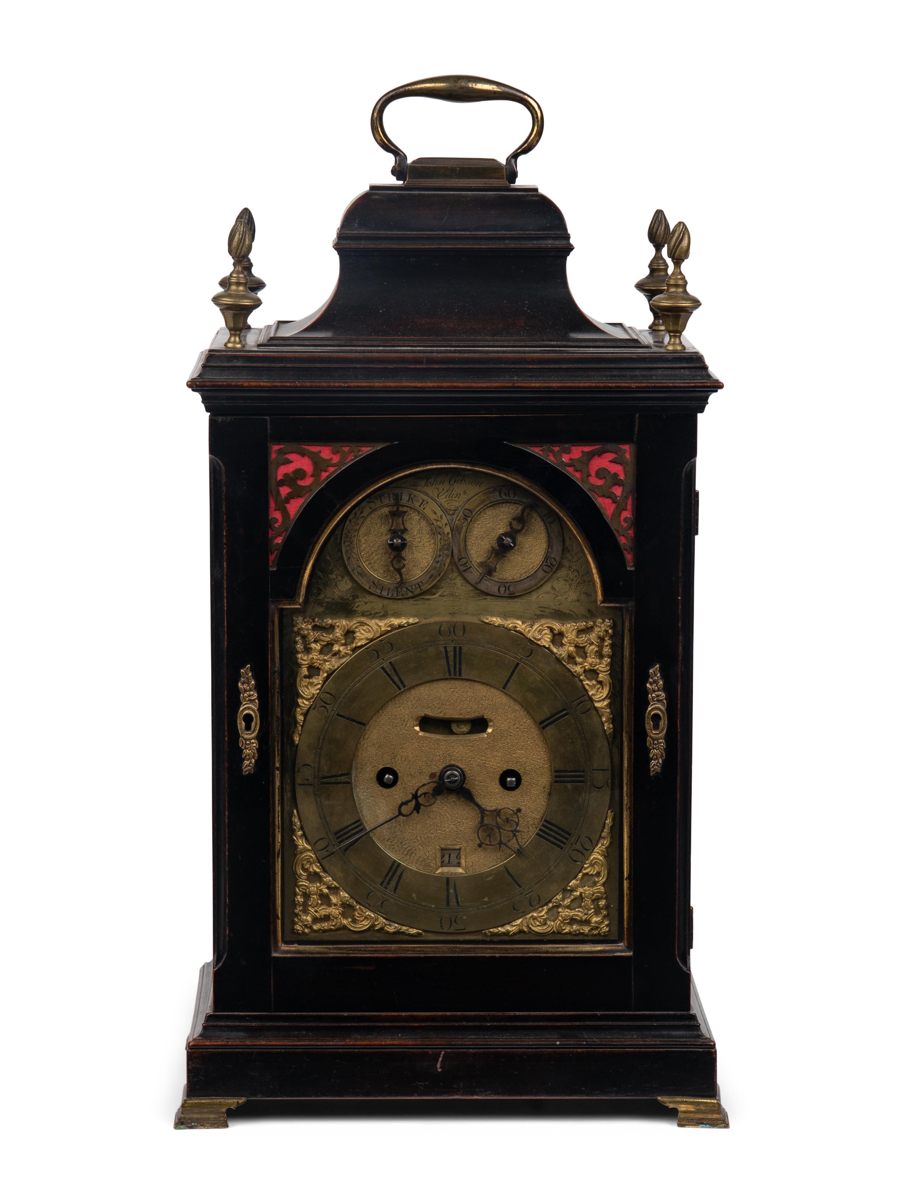 A Scottish George III Mahogany Musical Bracket Clock