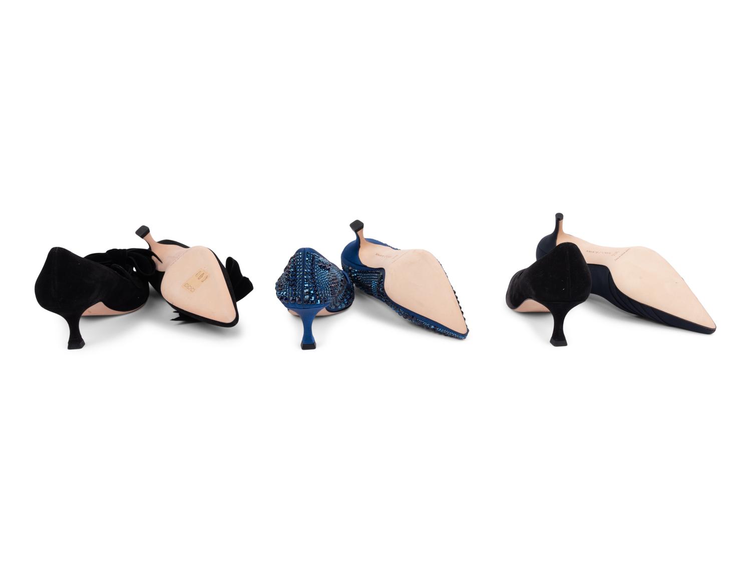 Nine Pairs of Unworn Manolo Blahnik Shoes