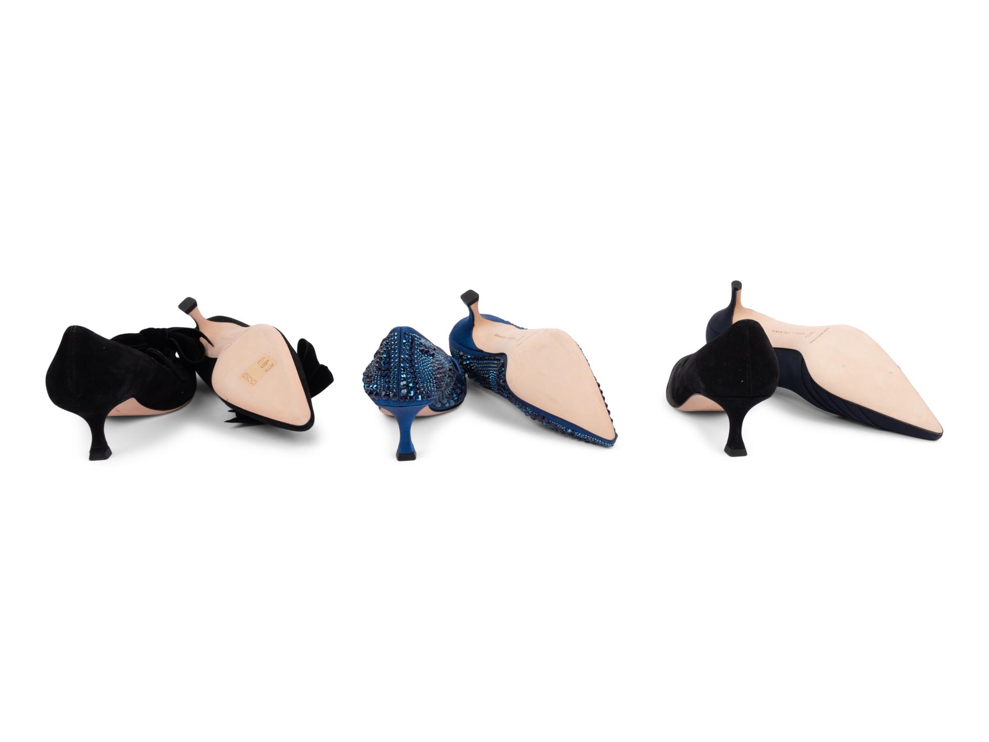 Nine Pairs of Unworn Manolo Blahnik Shoes