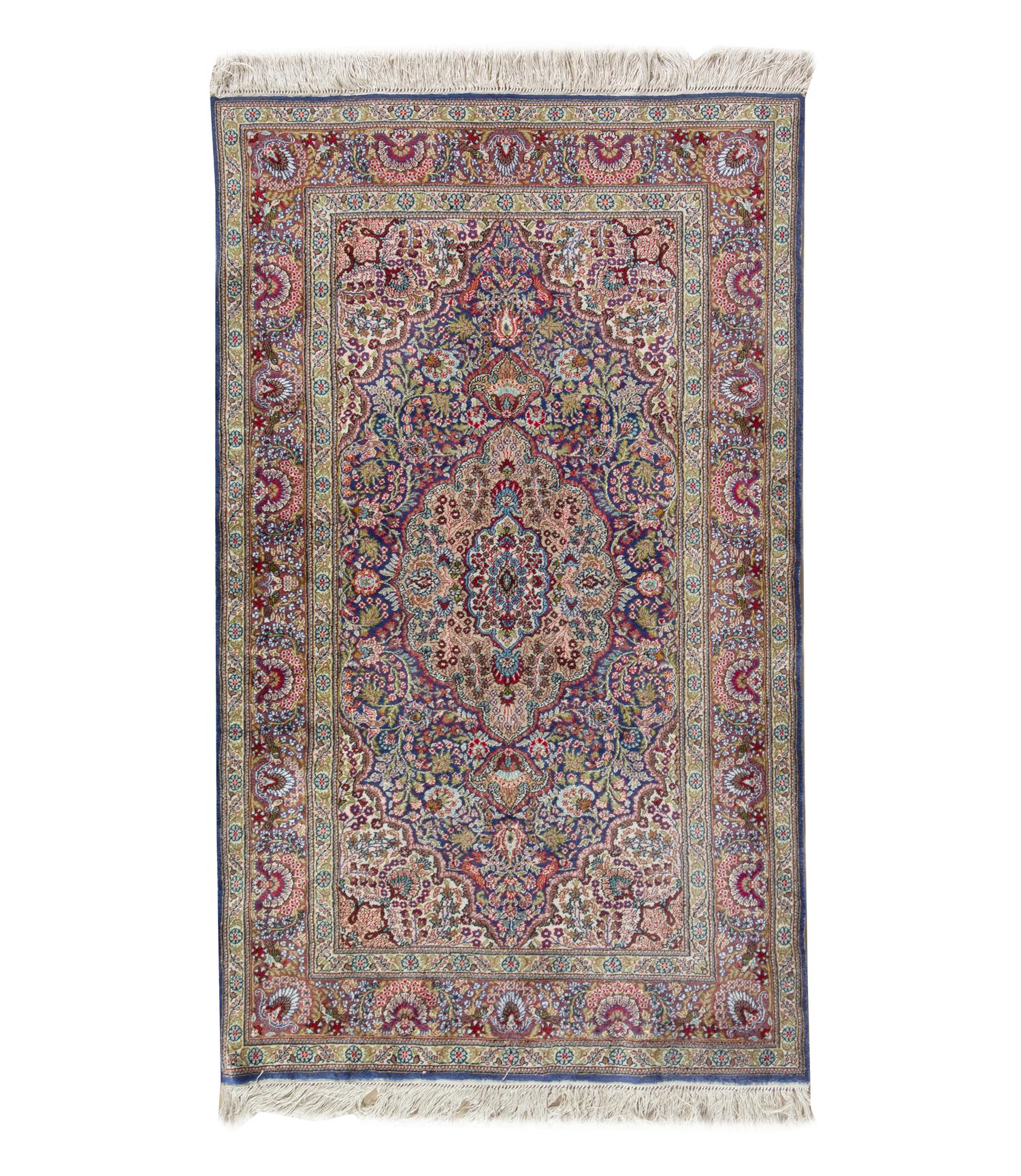 A Tabriz Silk Rug