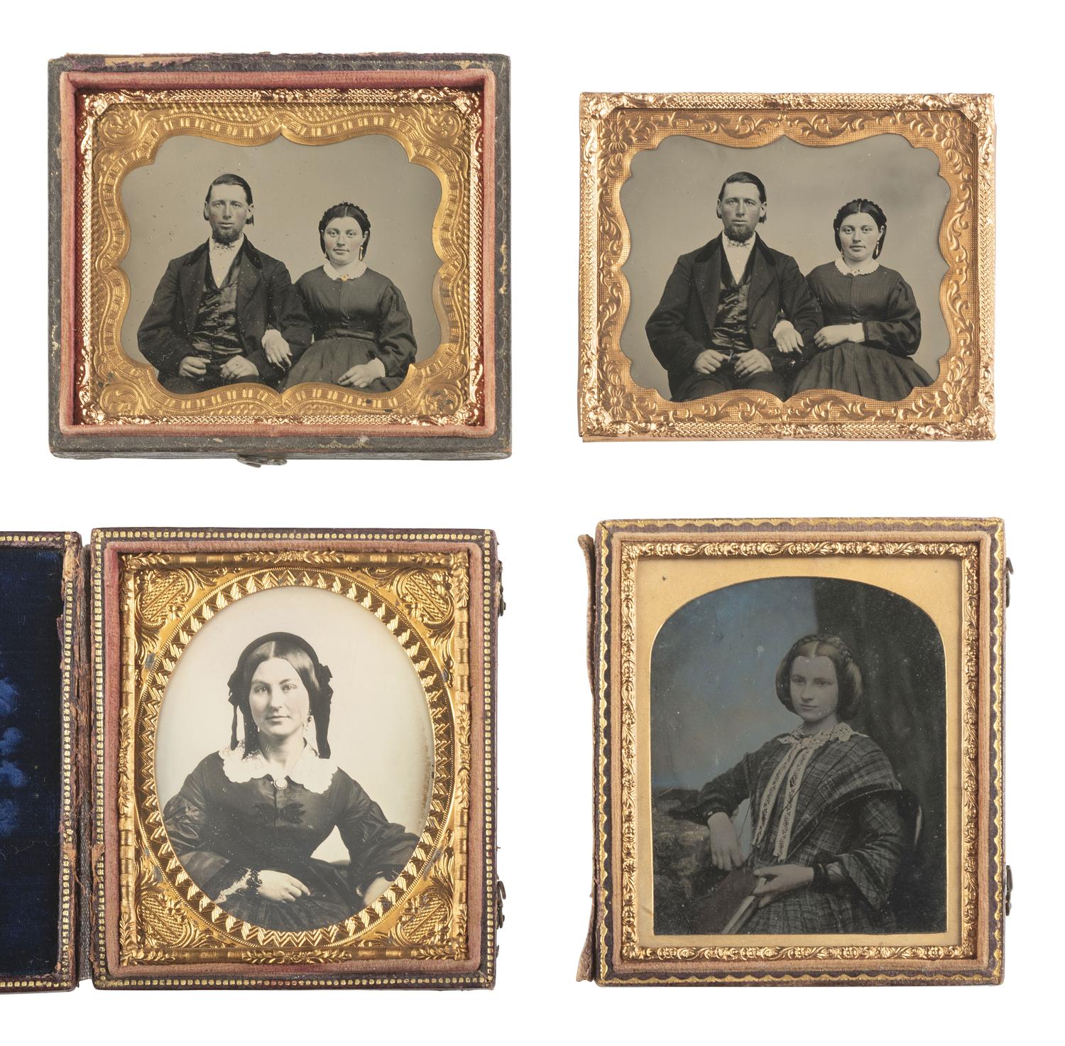 [EARLY PHOTOGRAPHY]. 27 assorted cased images.