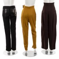 Three Pairs of Designer Pants; Gucci, Charlotte Neuville, Dolce & Gabbana, 1980-90s