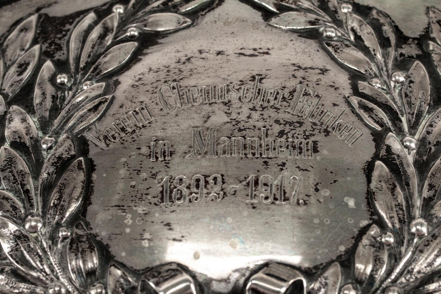 A Continental Silver Presentation Centerpiece Bowl