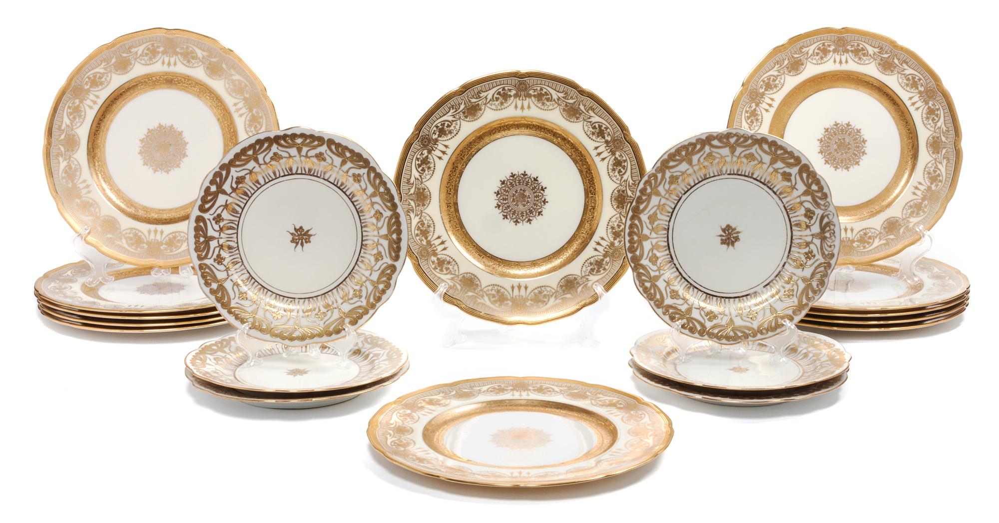Twelve Lenox Dinner Plates Diameter of first 10 1/2 inches.