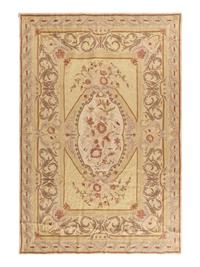 An Indian Floral Chainstitch Rug