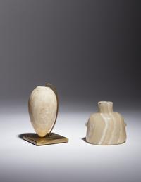 Two Egyptian Alabaster Vessels