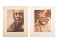 CURTIS, Edward (1868-1952). A group of 25 portfolio photogravures from the North American Indian.