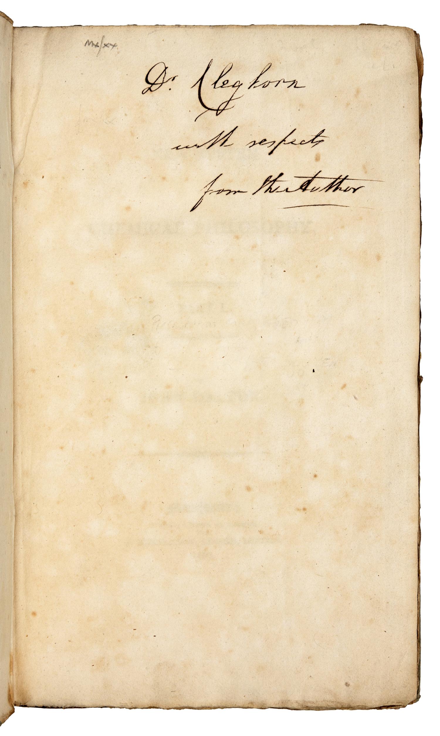 DALTON, John (1766-1844). A New System of Chemical Philosophy . Manchester: S. Russell for R. Bickerstaff, 1808 [part 1]; Russell and Allen for R. Bickerstaff, 1810 [part 2].