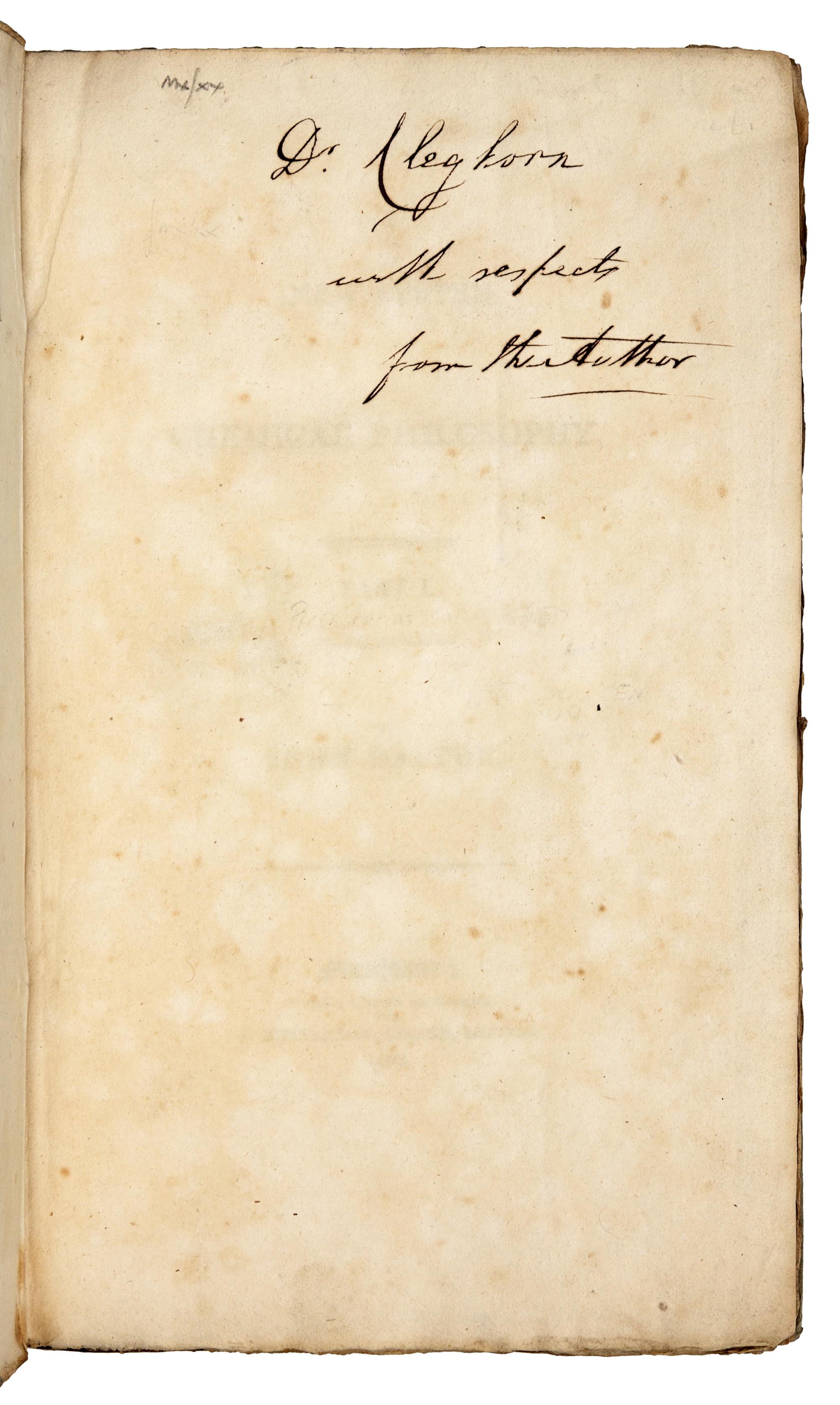 DALTON, John (1766-1844). A New System of Chemical Philosophy . Manchester: S. Russell for R. Bickerstaff, 1808 [part 1]; Russell and Allen for R. Bickerstaff, 1810 [part 2].