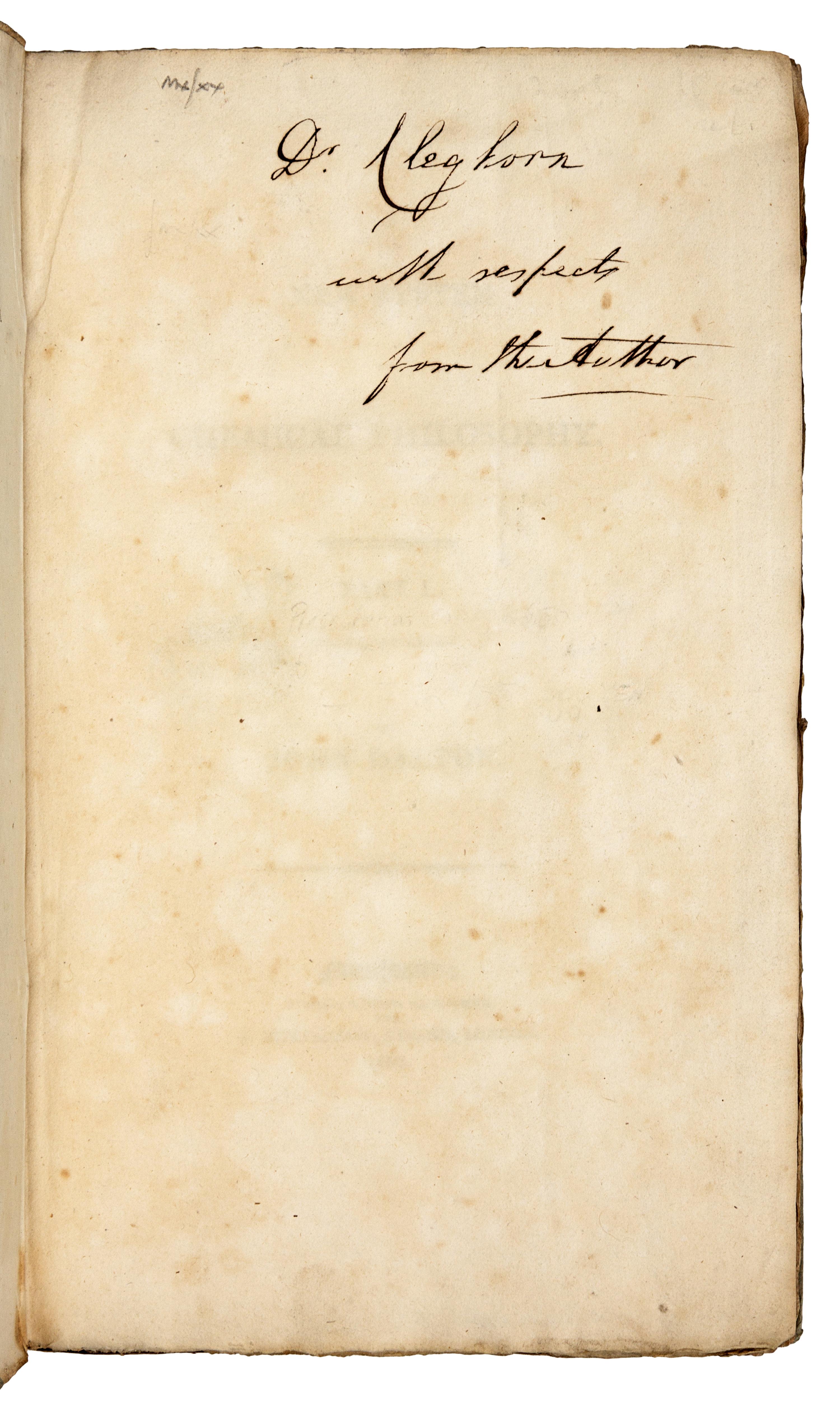 DALTON, John (1766-1844). A New System of Chemical Philosophy . Manchester: S. Russell for R. Bickerstaff, 1808 [part 1]; Russell and Allen for R. Bickerstaff, 1810 [part 2].