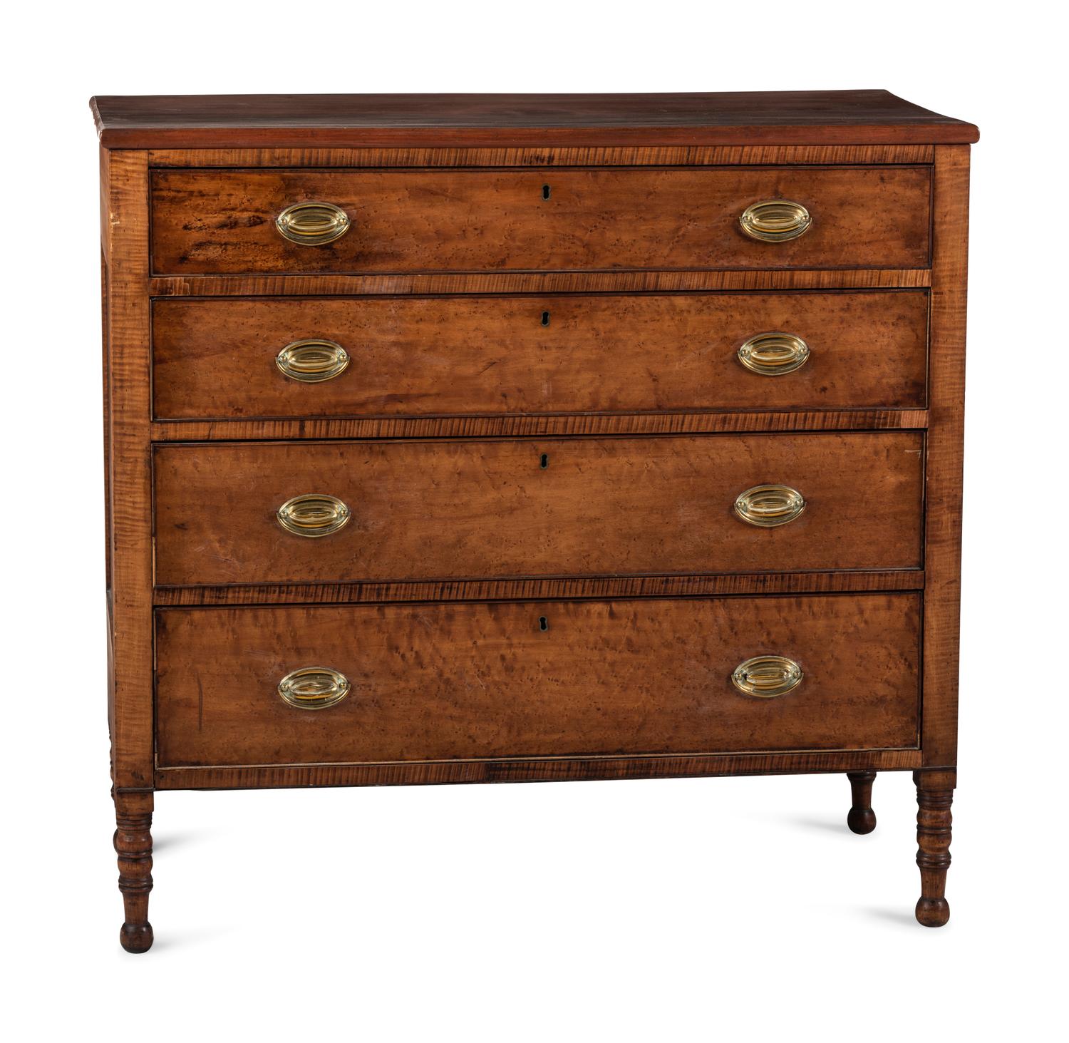 Two Late Federal Chests of Drawers