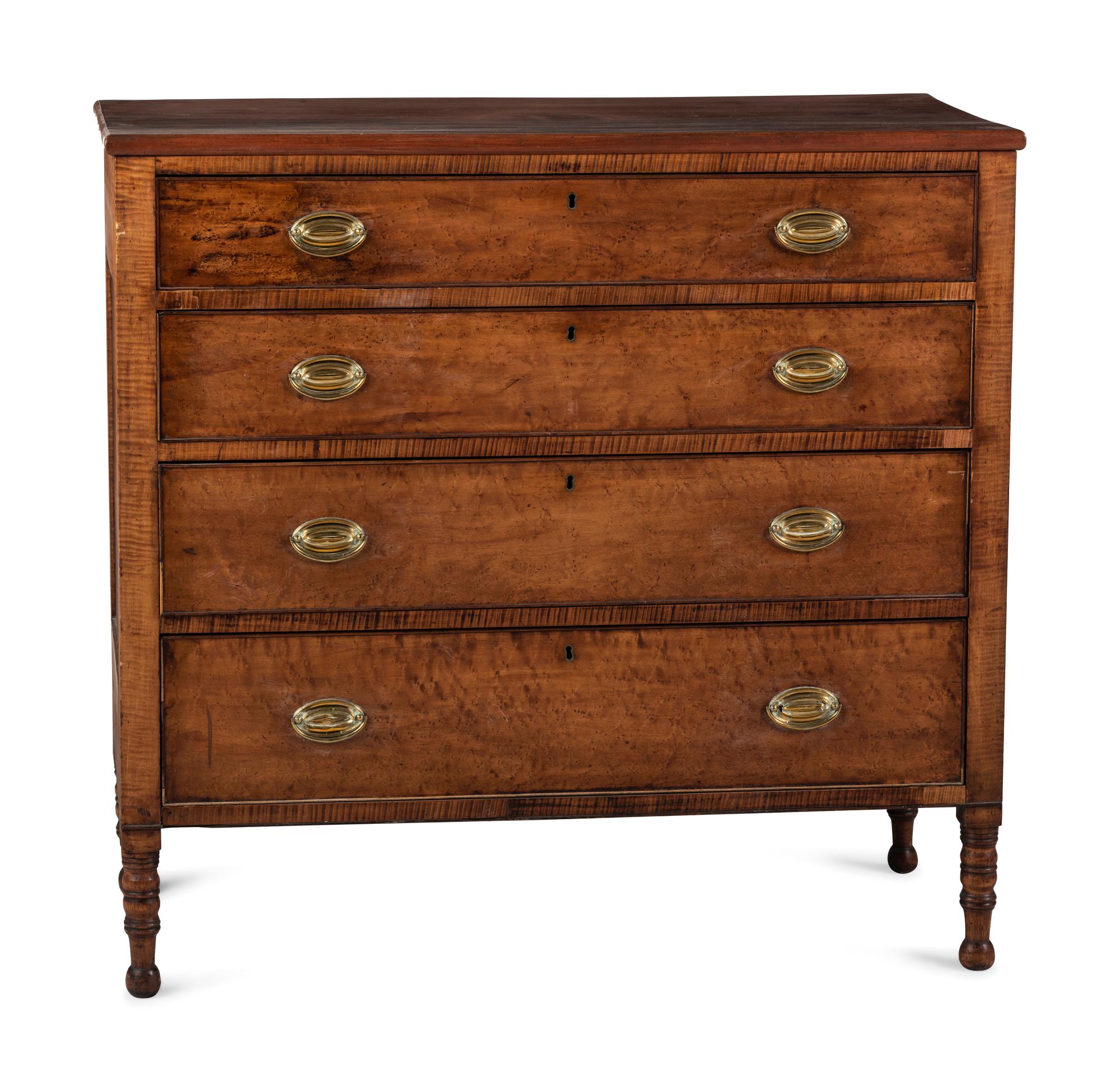 Two Late Federal Chests of Drawers
