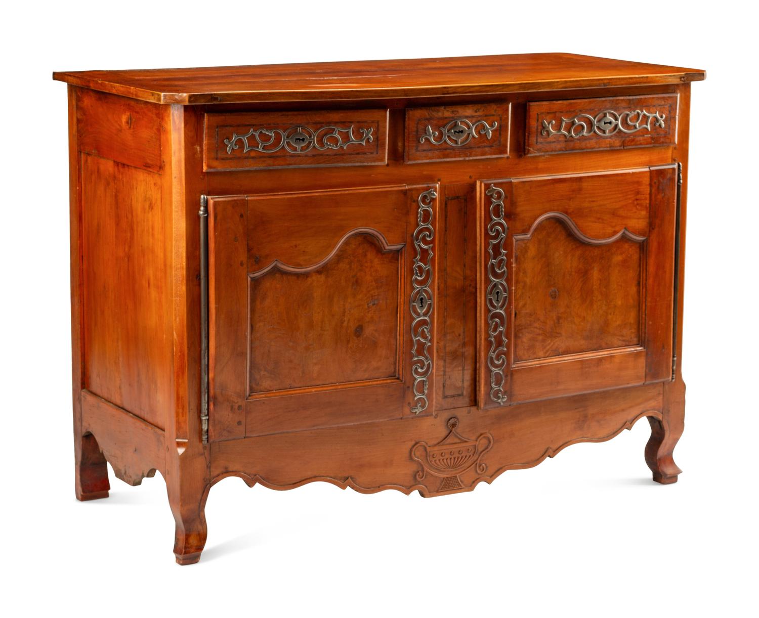 A French Provincial Walnut Serving Cabinet