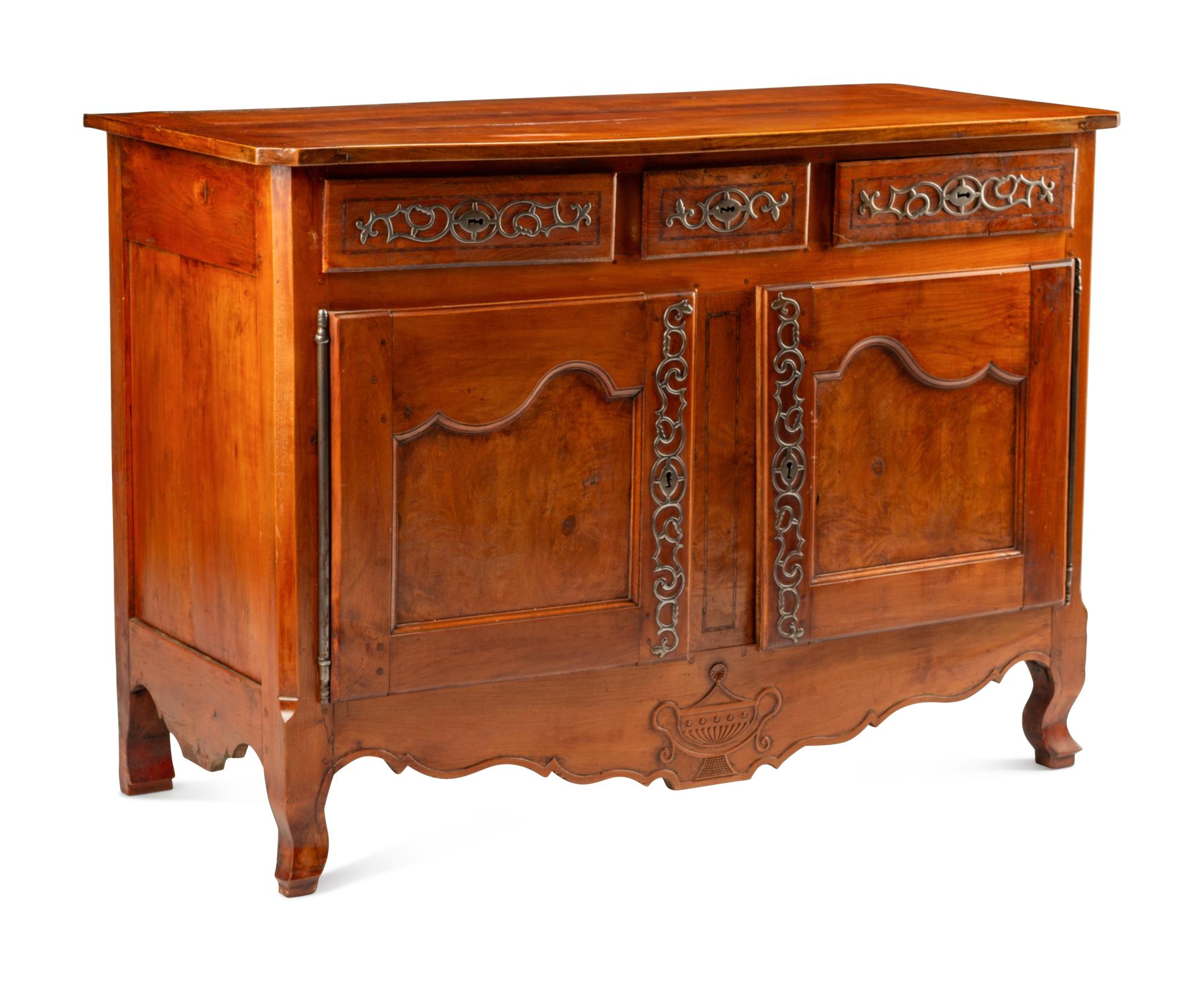 A French Provincial Walnut Serving Cabinet