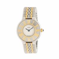 Cartier, Ref. 125000P, Steel and Gold Plate 'Must de Cartier 21' Watch