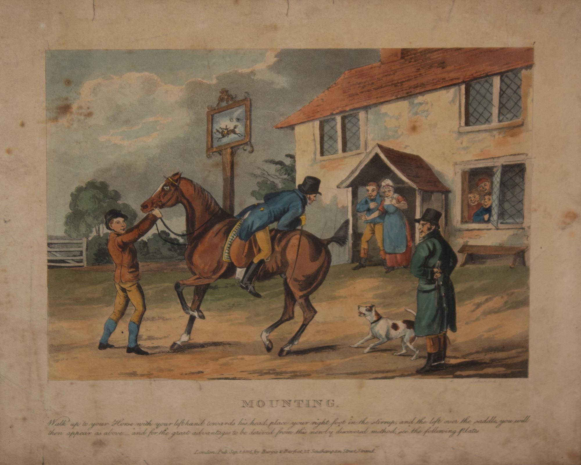 Six English Equestrian Prints