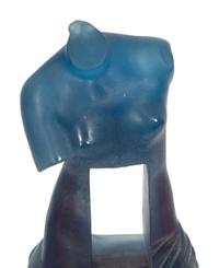 A Daum Pâte de Verre and Bronze Sculpture, Le désir hyperrationnel