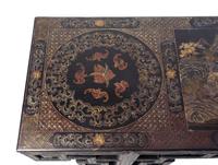A Chinese Green Lacquer and Parcel Gilt Altar Table — 20TH CENTURY
