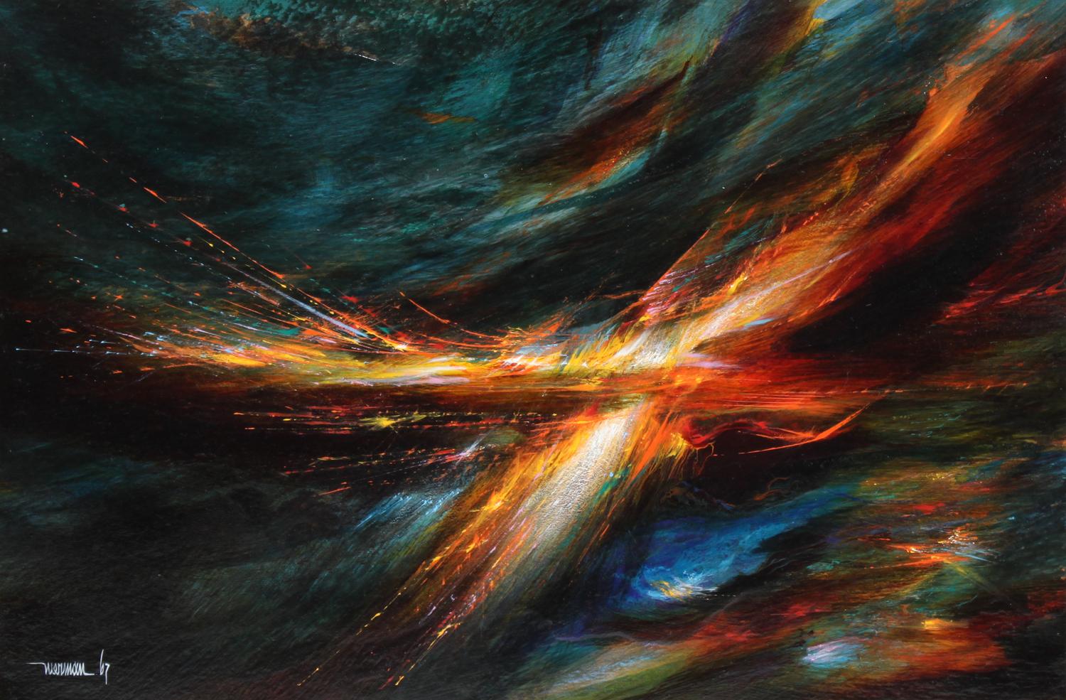Leonardo Nierman, (Mexican, b. 1932), Firebird, 1967
