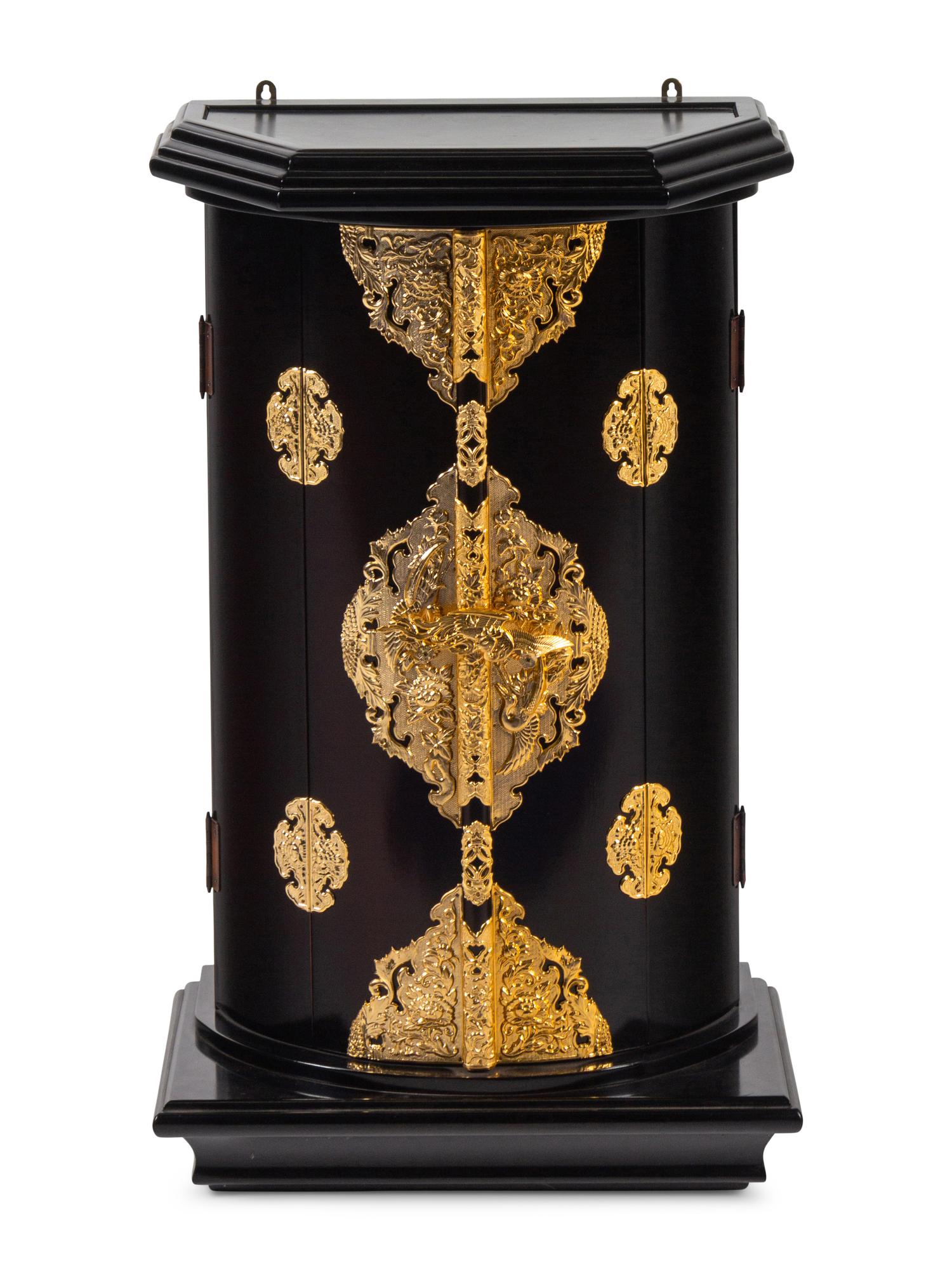 A Large Korean Lacquer Shrine