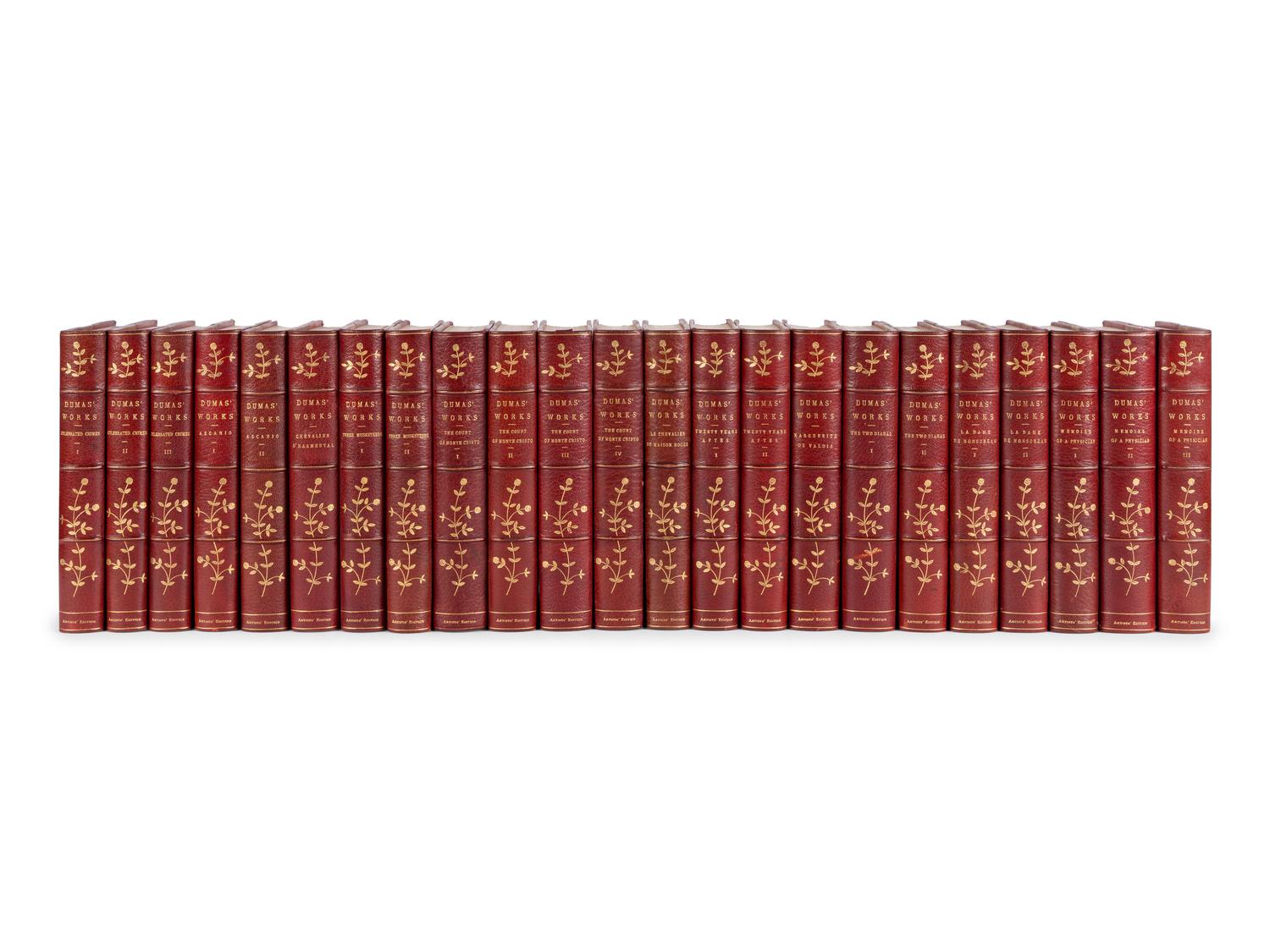 DUMAS, Alexandre (1802-1870). [ The Works ]. Boston: Dana Estes & Company, n.d. [ca 1885].