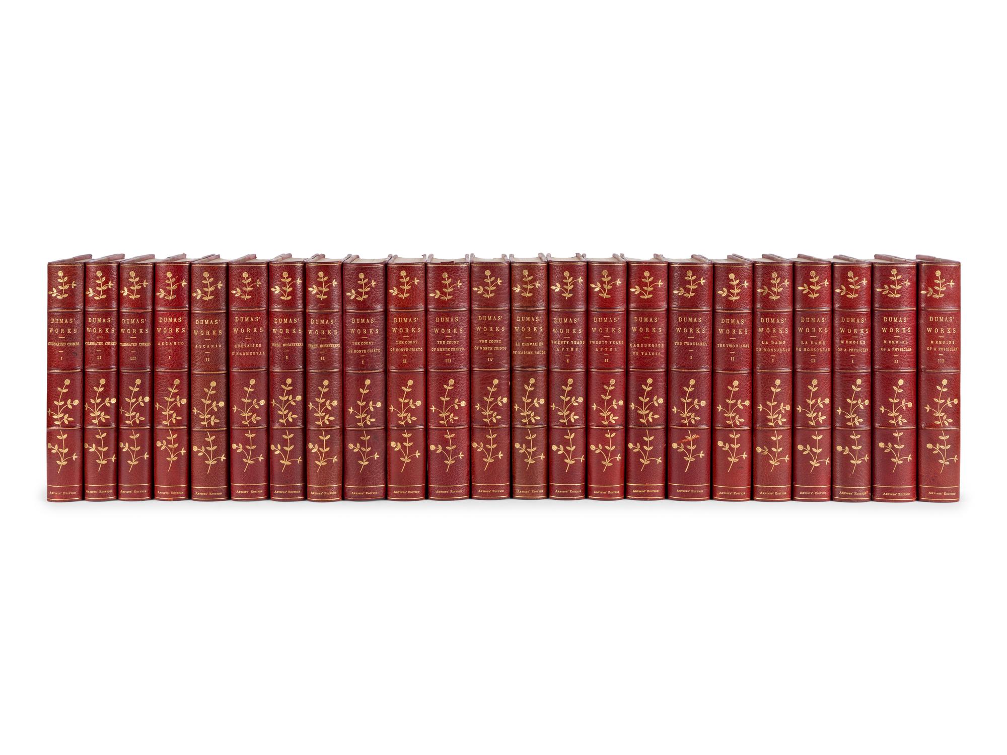 DUMAS, Alexandre (1802-1870). [ The Works ]. Boston: Dana Estes & Company, n.d. [ca 1885].