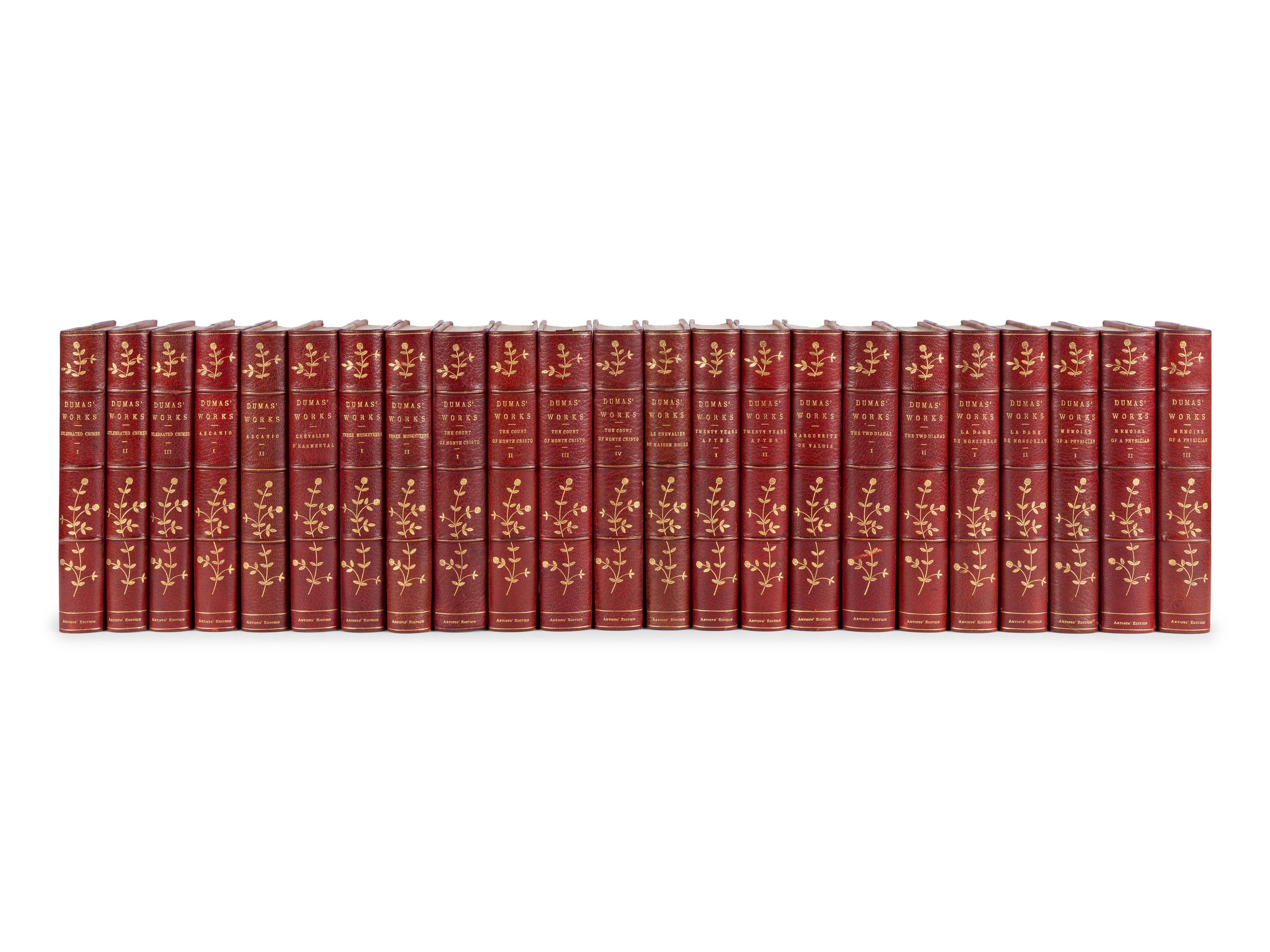 DUMAS, Alexandre (1802-1870). [ The Works ]. Boston: Dana Estes & Company, n.d. [ca 1885].