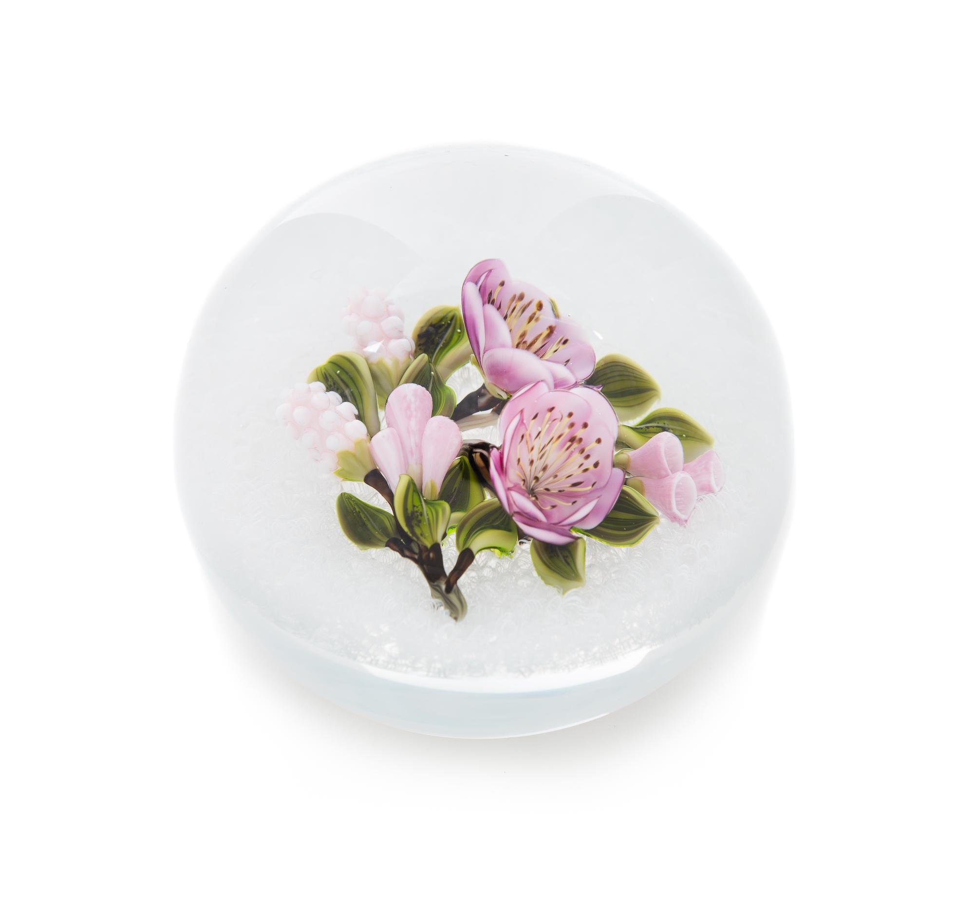 Victor Trabucco, (American), a bouquet paperweight